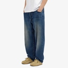 Pop Trading Company Men's Dr's Pant in Washed Denim