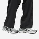Balenciaga Men's Runner Sneakers in Grey/White/Black