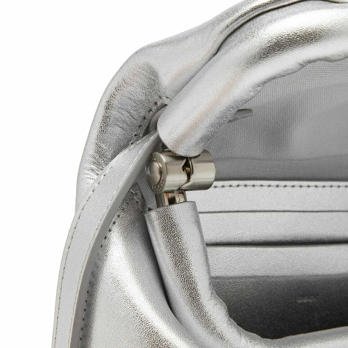 OSOI バッグ ブラック×シルバー GUY ROVER OSOI ショルダーバッグ FOLDER BROT レザー ハンドバッグ