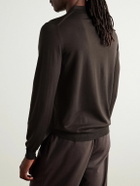 Incotex - Zanone Slim-Fit Flexwool Polo Shirt - Brown