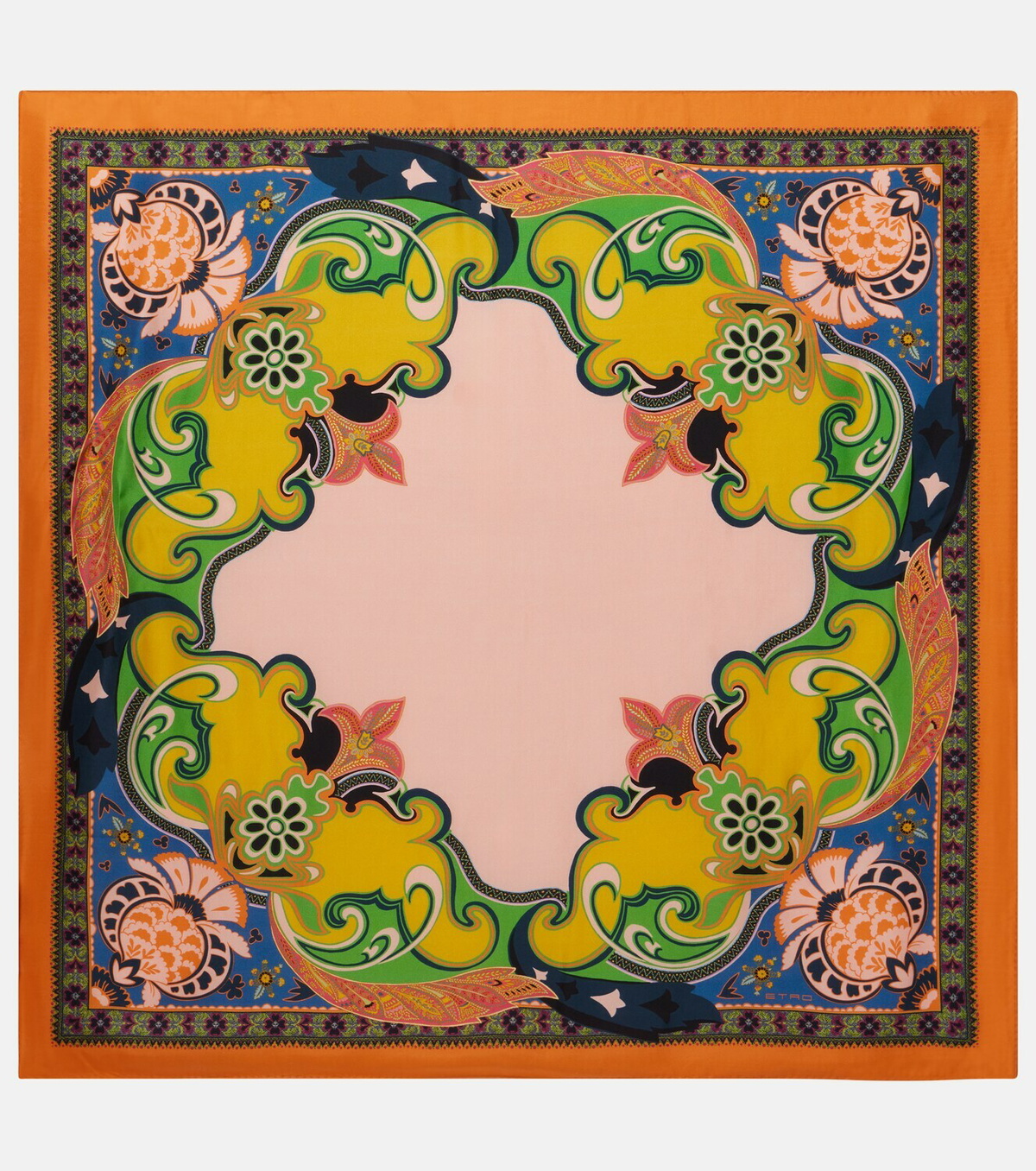 Etro Norma printed silk twill scarf