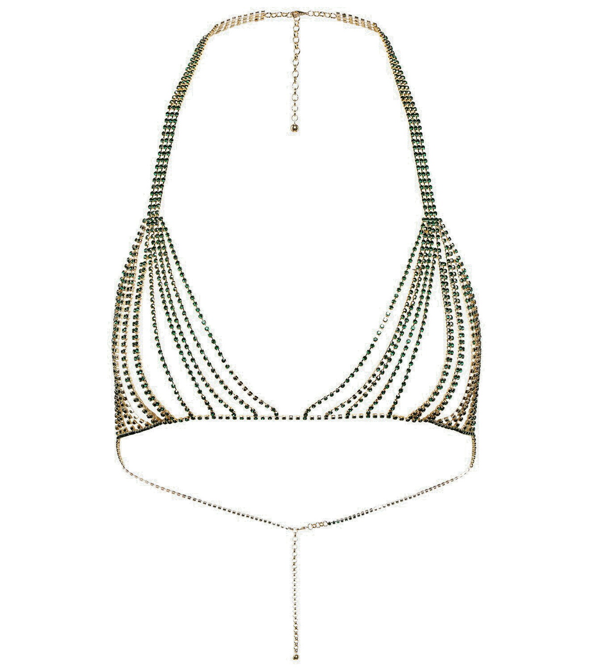 Photo: Oséree Gem embellished chain bra
