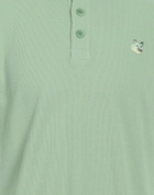 Maison Kitsuné Mens Polo shirt in Sage green