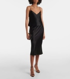 Galvan Ischia satin camisole