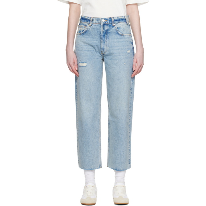 Photo: ANINE BING Blue Gavin Jeans