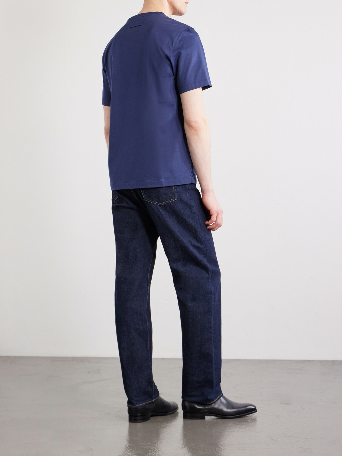 Zegna - Cotton-Jersey T-Shirt - Blue