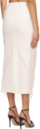 Renaissance Renaissance Pink & White Diana Midi Skirt
