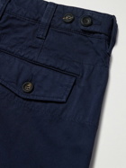 Drake's - Tapered Cotton-Twill Chinos - Blue