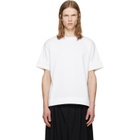 Simone Rocha White Fitted Wire Turnup T-shirt