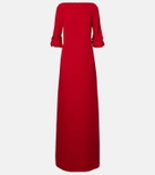 Safiyaa Danica crêpe gown