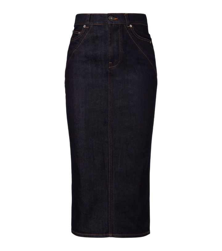 Photo: Givenchy Denim midi skirt