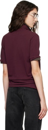 Raimundo Langlois Burgundy Layered Polo