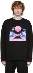 Valentino Black Virtual Runner Sweatshirt
