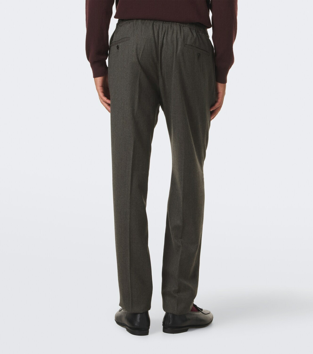 Rubinacci Virgin wool straight pants