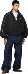 We11done Black 'WE11DONE' Layered Track Jacket