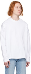 Calvin Klein White Relaxed-Fit Long Sleeve T-Shirt