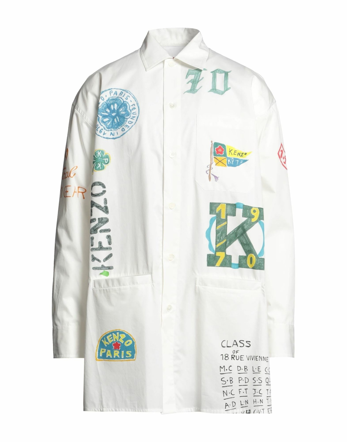 Kenzo Mens Shirt in White