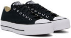 Converse Black Chuck Taylor All Star Lift Low Top Sneakers