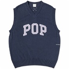 POP Trading Company Men's Arch Spencer Knit in Navy