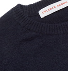 Orlebar Brown - Ethan Striped Cashmere Sweater - Navy