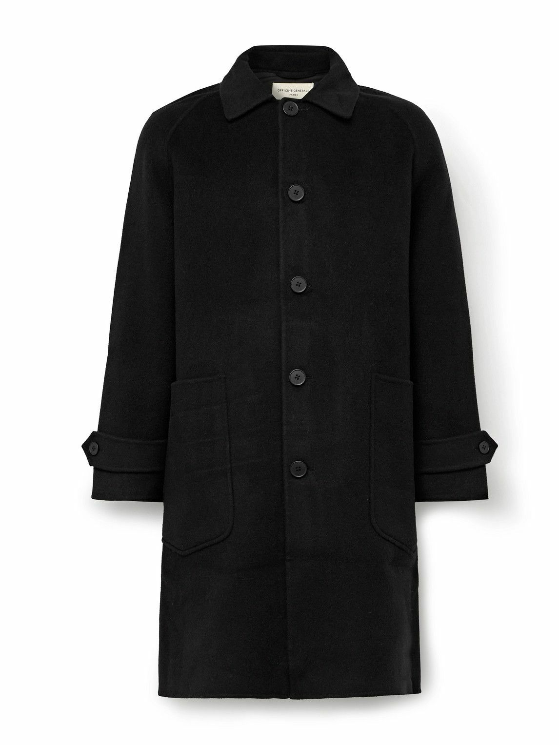 Officine Générale Navy Wool Diego Coat Officine Generale