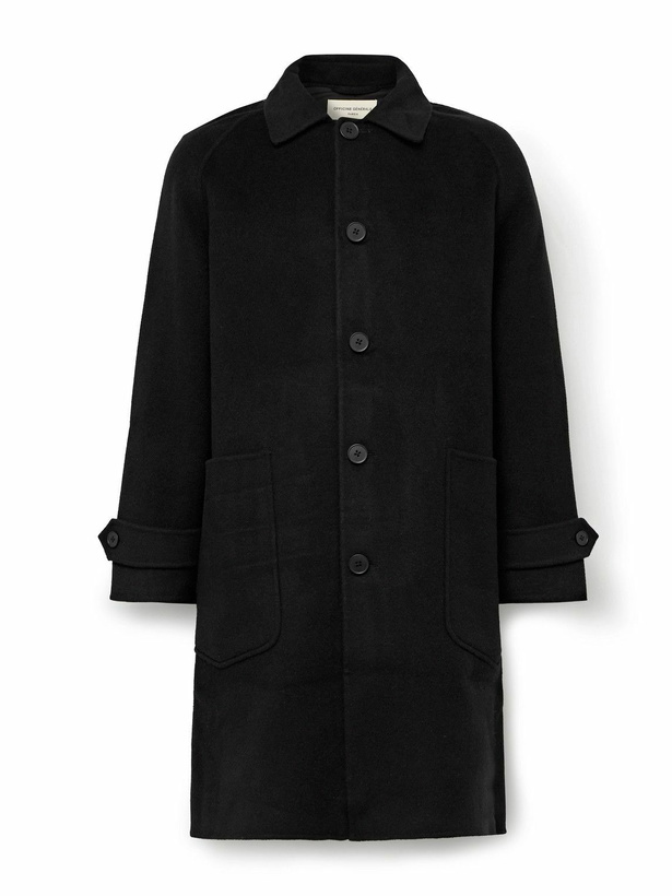 Photo: Officine Générale - Bryce Wool-Felt Coat - Black