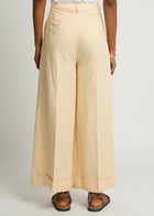 Faithfull The Brand Clover Wide-leg Linen Trousers Yellow