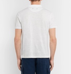 Vilebrequin - Pyramid Slim-Fit Linen-Jersey Polo Shirt - Men - White