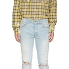 Amiri Blue Thrasher Jeans