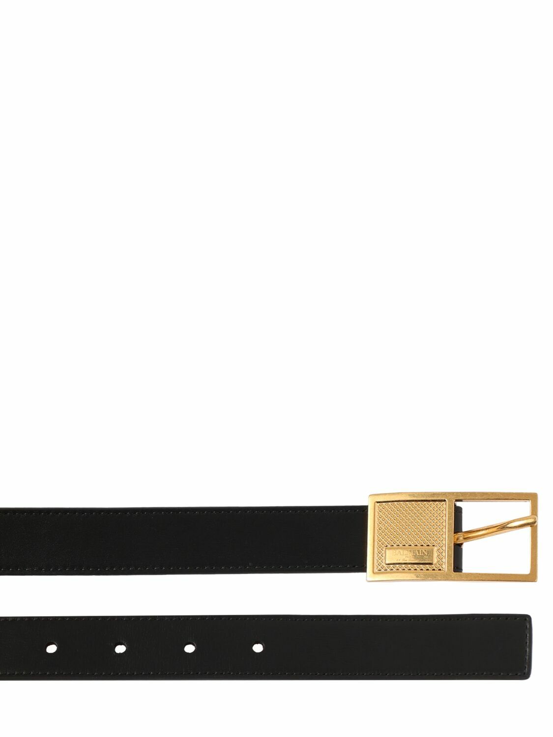 balmain hommes leather belt