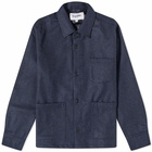 Corridor Men's Lambswool Jacket in Navy