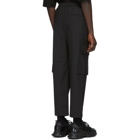 Juun.J Black Wool Cargo Pants