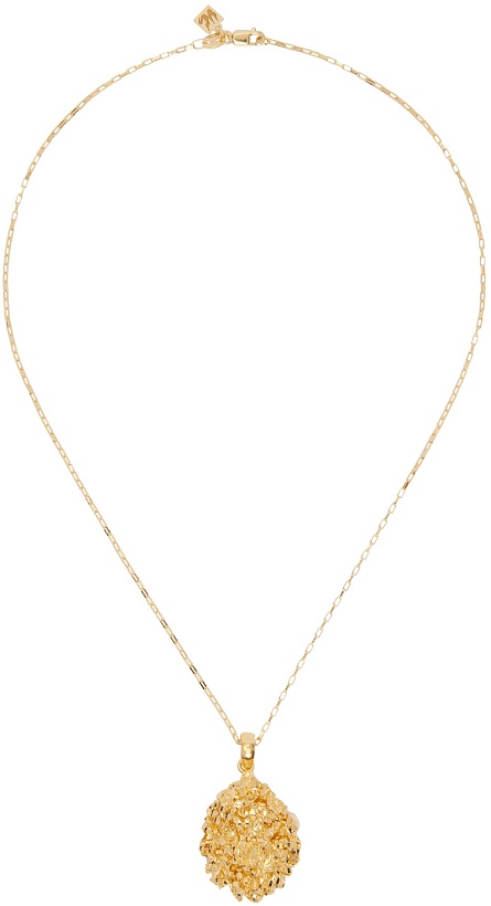 Photo: Veneda Carter SSENSE Exclusive Gold Pendant VC010 Necklace