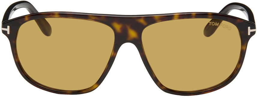 TOM FORD Tortoiseshell Prescott Sunglasses TOM FORD display picture 1