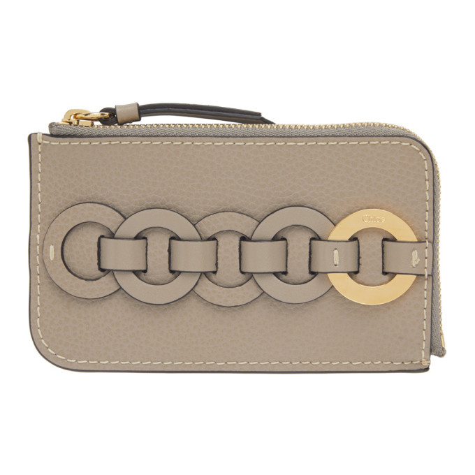 Chloe Grey Small Darryl Card Holder