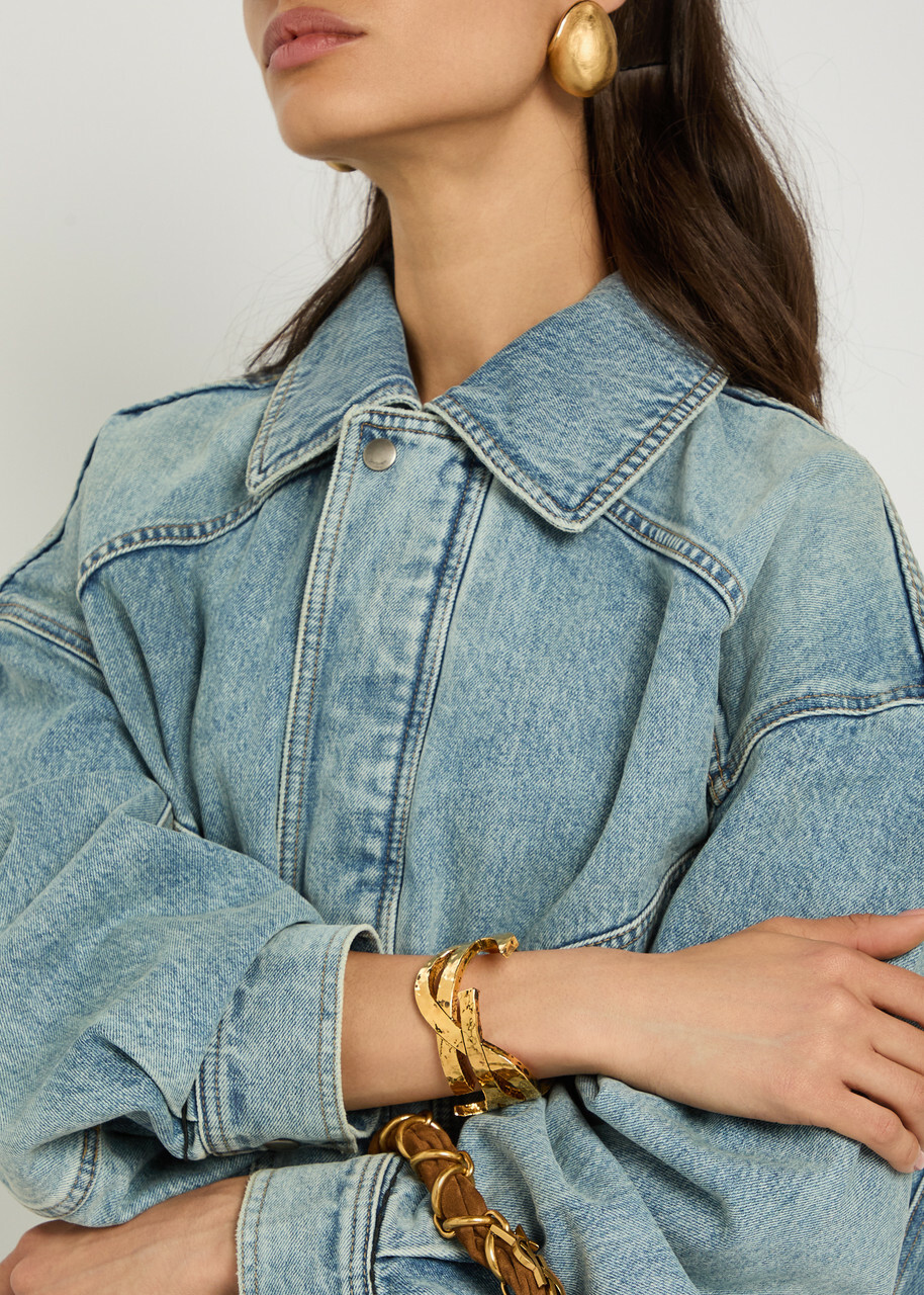 Saint Laurent Panelled Denim Jacket