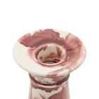 The Conran Shop Wardour Stubby Candlestick in Burgundy 