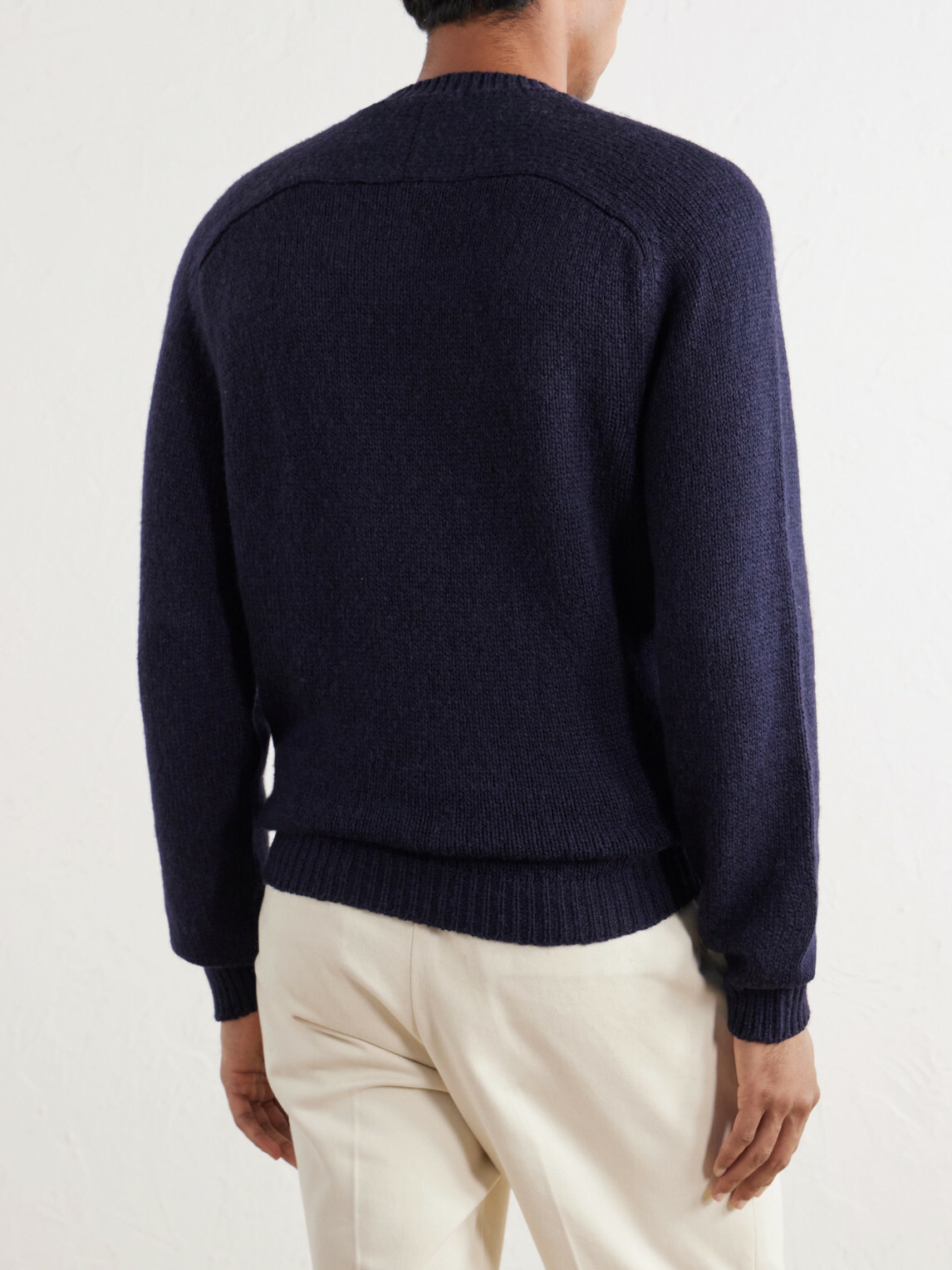 Thom Sweeney - Wool and Yak-Blend Sweater - Blue