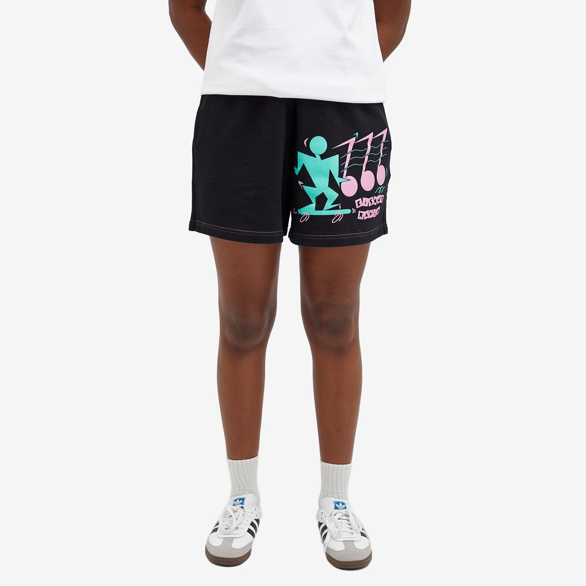 Bisous Skateboards Women's Radio Skate Shorts in Black