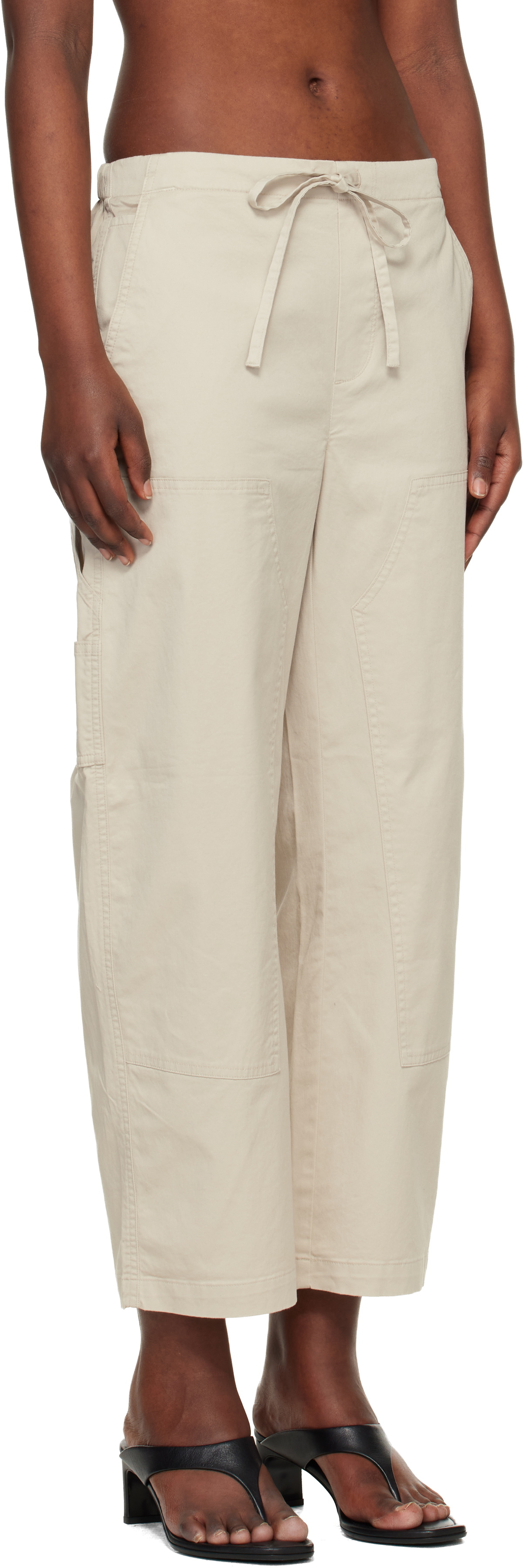 rag & bone Off-White Jolie Carpenter Lounge Pants