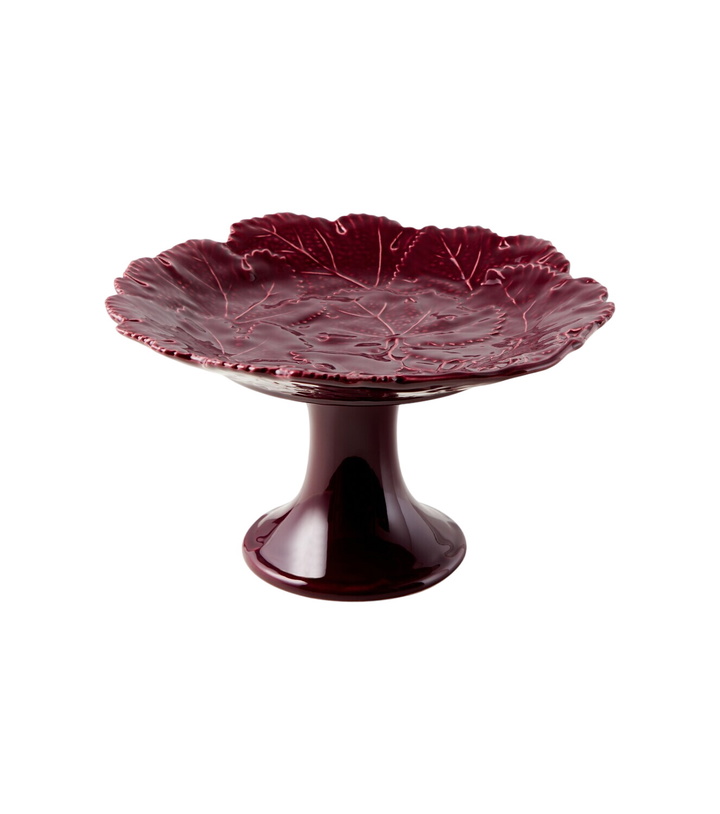 Photo: Cabana Vine Leaf ceramic cake stand