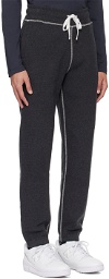 Sunspel Gray Relaxed-Fit Sweatpants