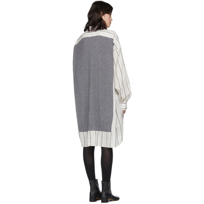 Maison Margiela Off-White Sweater Vest Dress