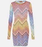 Missoni Mare Zig Zag tulle minidress
