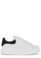 Alexander McQueen Oversized White Leather Sneakers, Sneakers, Leather White And Black