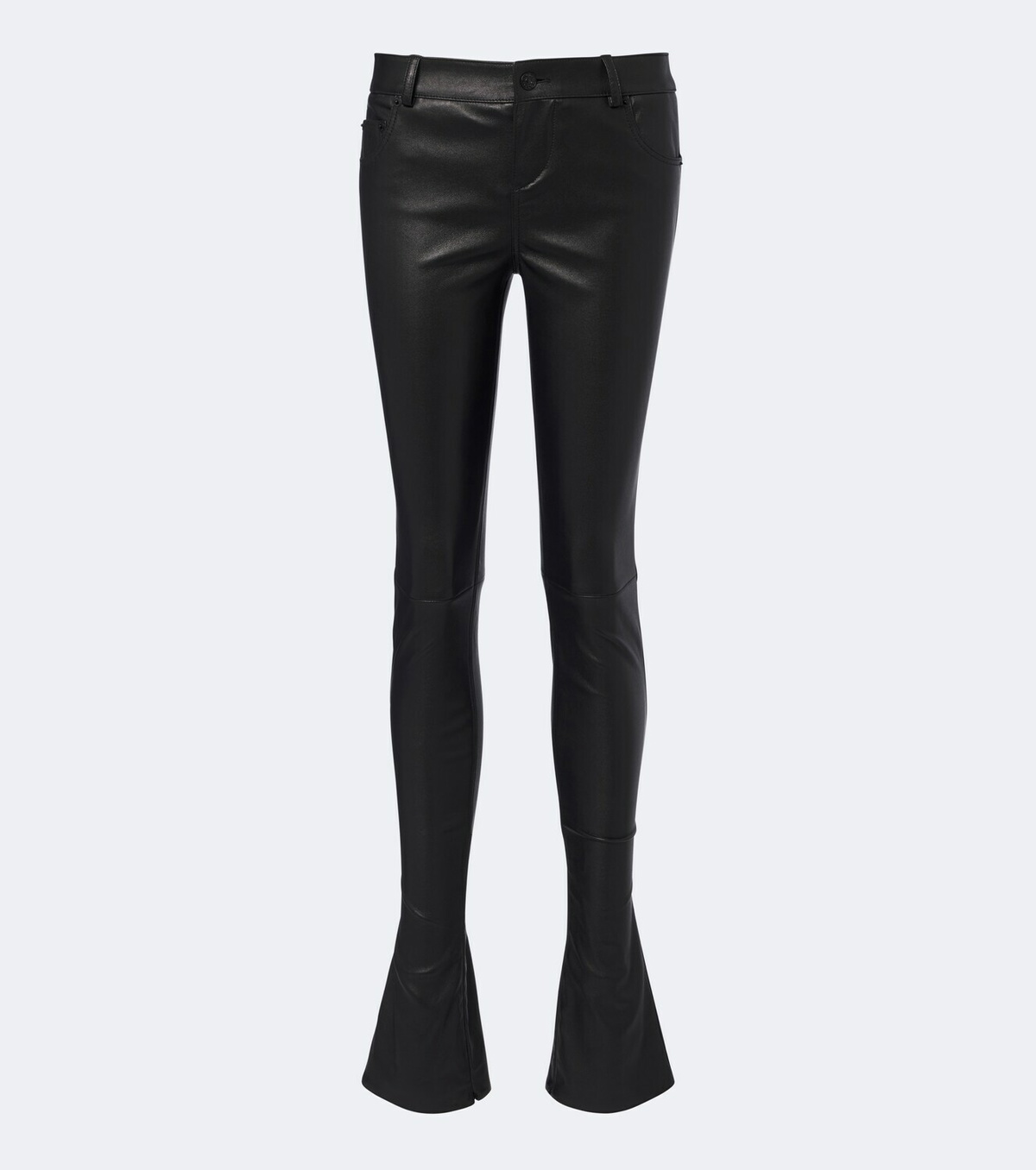Gucci Leather slim pants