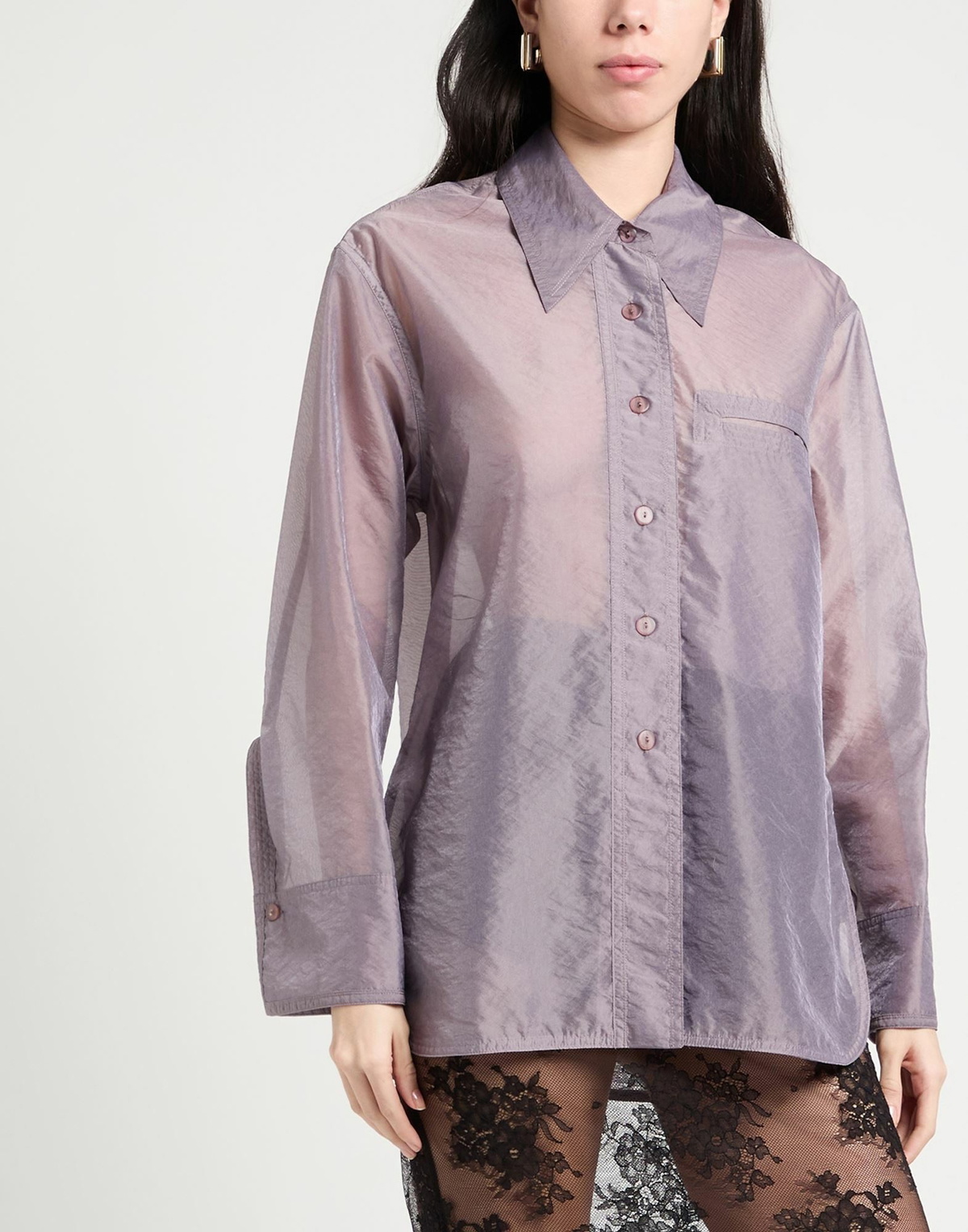 Low Classic Womens Shirt in Purple