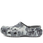 Crocs Classic Printed Camo Clog in Slate Grey/Multi