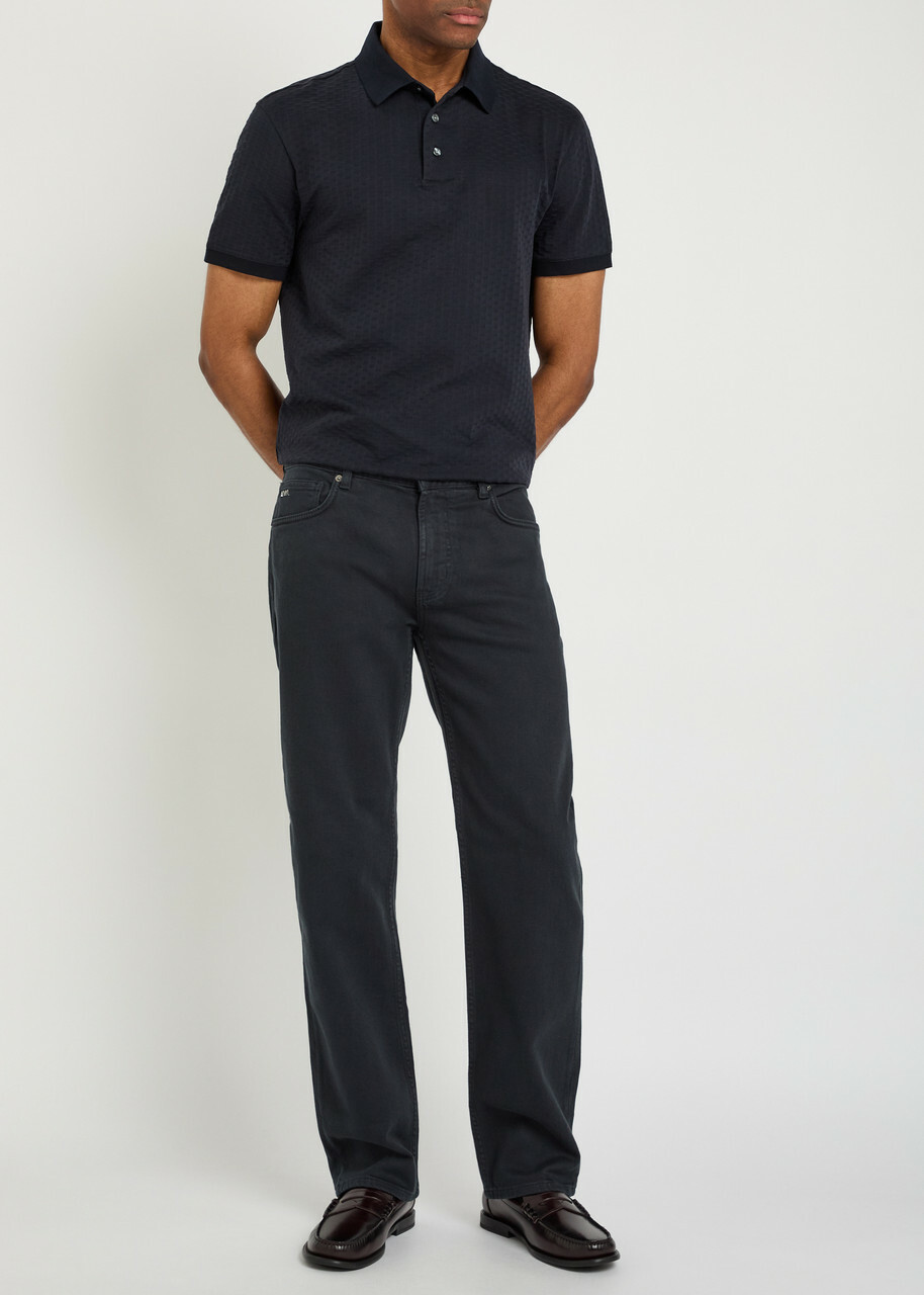 Emporio Armani J76 Straight-leg Jeans Black