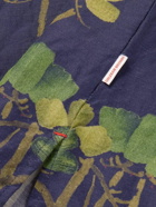 Orlebar Brown - Maitain Fantasy Camp-Collar Floral-Print Linen-Blend Shirt - Blue